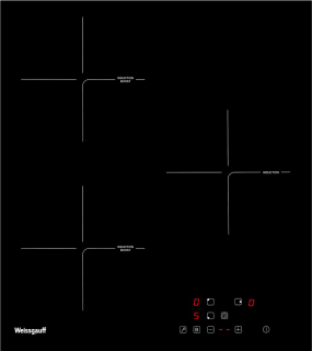 Индукционная варочная панель уценённая Weissgauff  HI 430 B (28663)