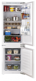 Двухкамерный встраиваемый холодильник  Weissgauff WRKI 178 H Inverter NoFrost